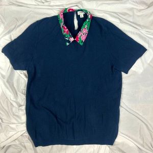 J Crew Collared Sweater Shirt